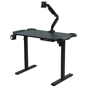 Игровой подъемный стол с регулировкой по высоте XTEN-UP WTG001, черный, 1050х560х750/1150 мм